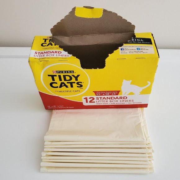 Purina Tidy Cats for Multiple Cats Litter Box Liners | Open Box | 9 Liners - Picture 2 of 9